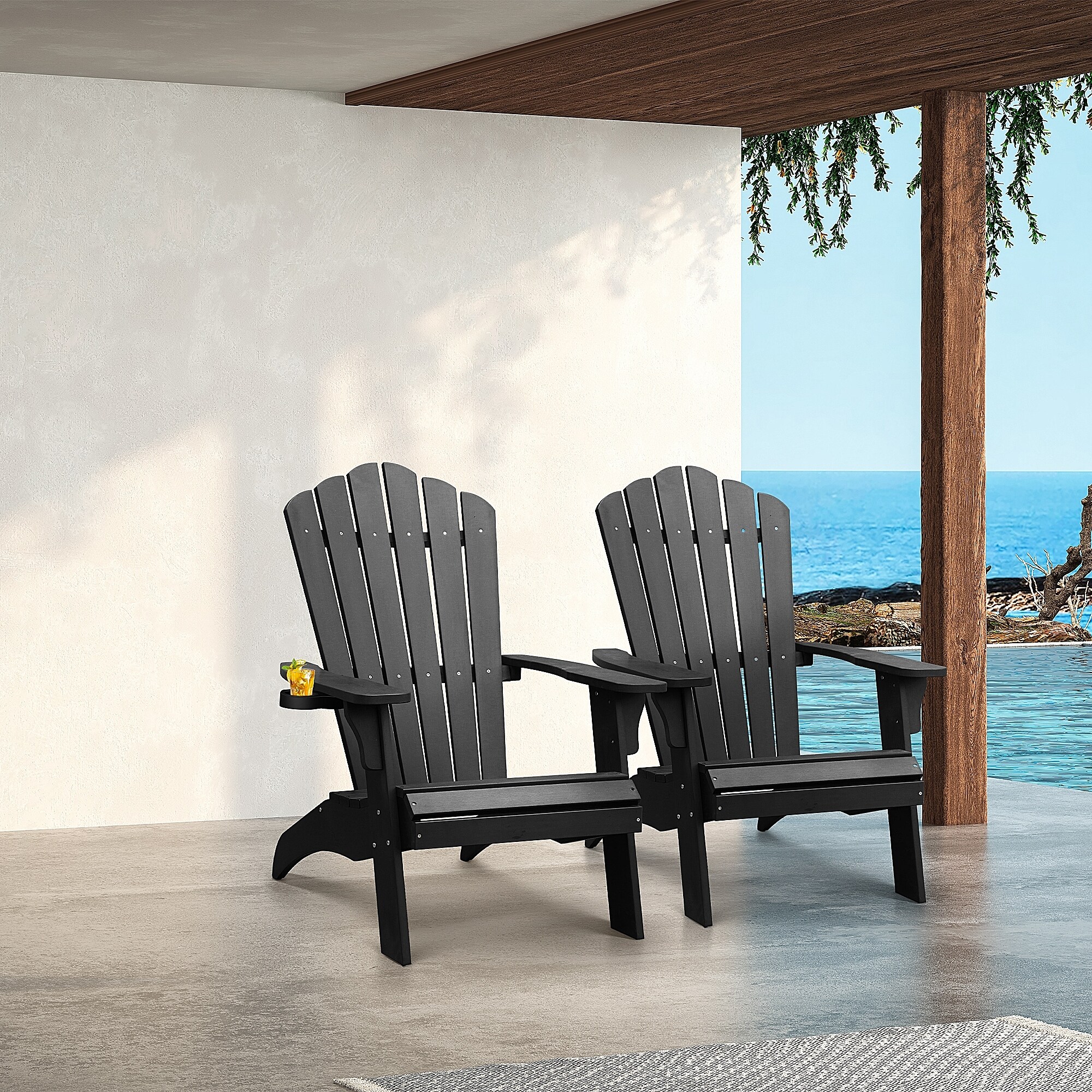 Polystyrene adirondack chairs cheap