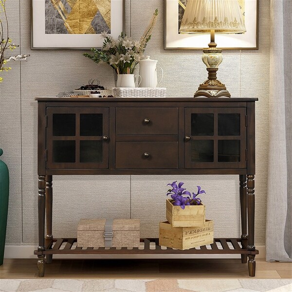 Shop Console Table with Bottom Shelf, Storage Living Room On