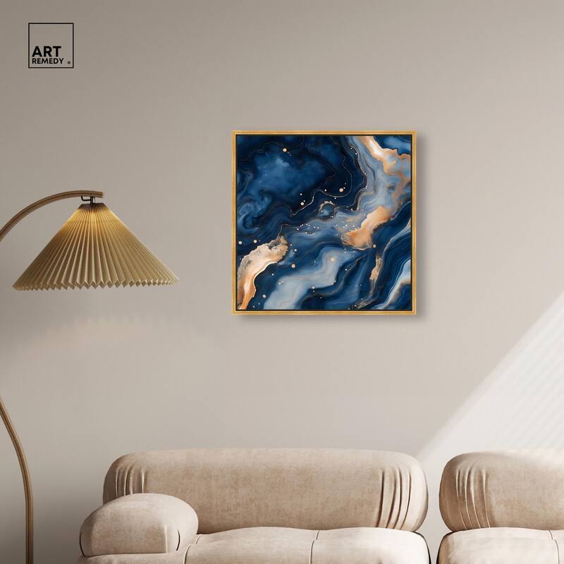 Deep Sea Geode III Canvas by Art Remedy
