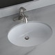 preview thumbnail 6 of 4, PROFLO PF1512U Comstock 17" Oval Vitreous China Undermount Bathroom