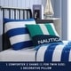 preview thumbnail 9 of 8, Nautica Kids Huck Stripe Blue Comforter Bonus Set