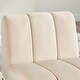 preview thumbnail 18 of 31, 24.4"W Accent Chair,Upholstered Armless Chair with Metal Legs