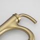 preview thumbnail 18 of 29, Single Handle Bathroom Sink Faucet with Drain Kit 1 Hole Brass Modern Bathroom Basin Vanity Faucets with Deck plate