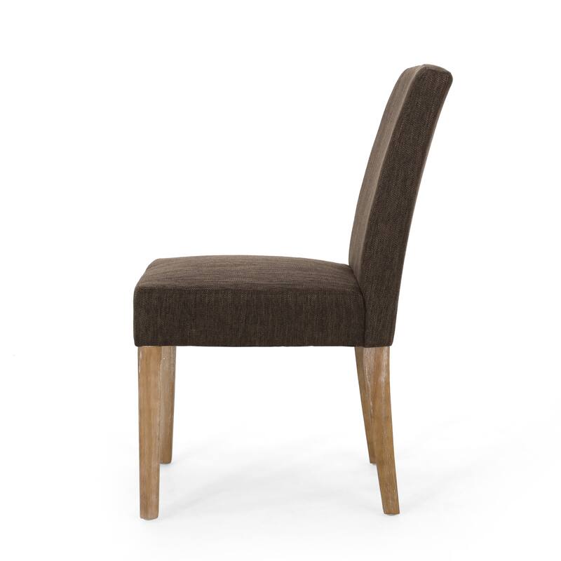 Kuna Contemporary Upholstered Dining Chair (Set of 2) by Christopher Knight Home
