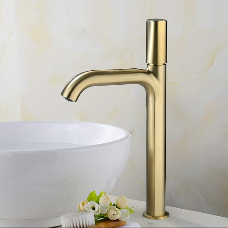 Single Handle Single Hole Bathroom Sink Faucet