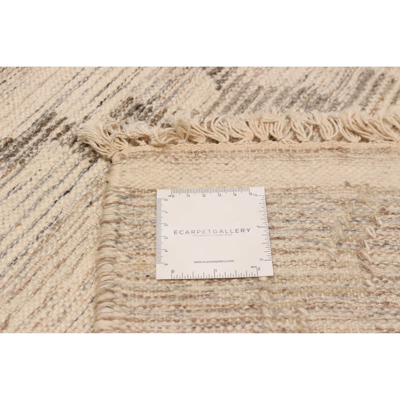 Ankara FW Ivory Kilim 4'10" x 7'10" - 4'10 x 7'10