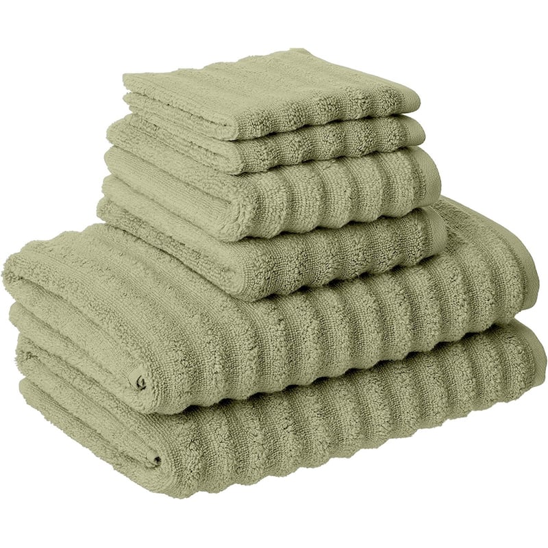 Modern Threads Wavy Luxury Spa 6-pc. Quick-dry Towel Set - Sage