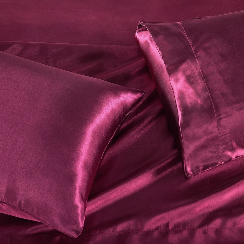 Remembrance Satin 4-piece Bed Sheet Set