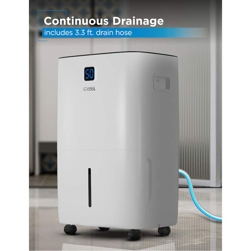 COMMERCIAL COOL 50 Pint Portable Dehumidifier On Sale Bed Bath