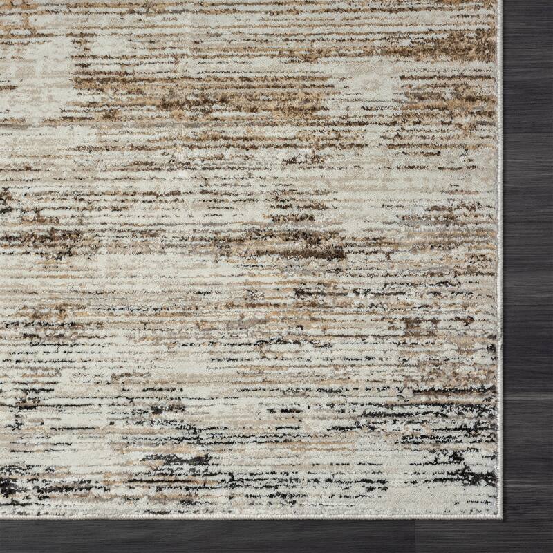 Tekes Distressed Abstract Area Rug By HomeRoots - 2' x 6' Runner