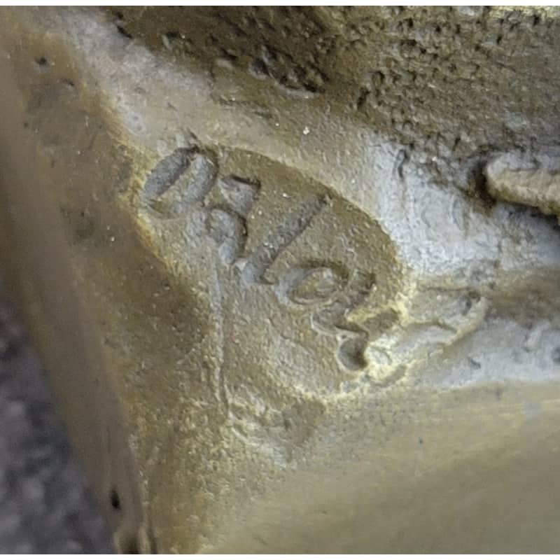 King Leonidas Achilles Hercules Greek Spartan Warrior Bronze Statue Sculpture Figure Dalou 26 Inches X 10 Inches