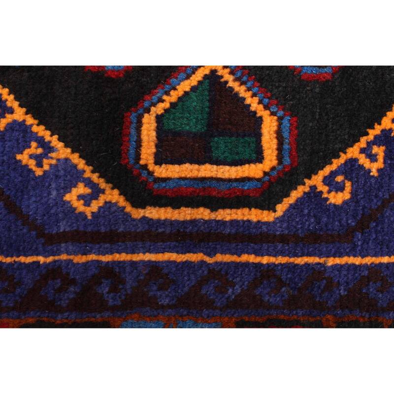 ECARPETGALLERY Hand-knotted Teimani Indigo Wool Rug - 2'6 x 4'3