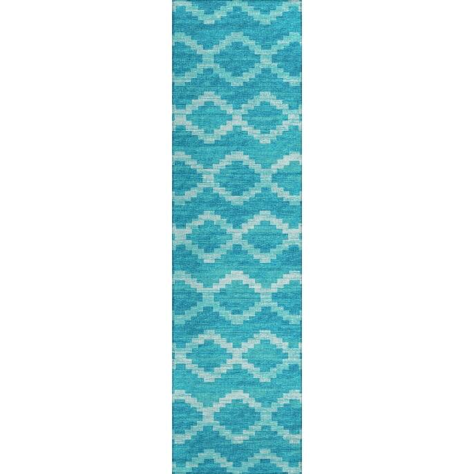 Indoor/ Outdoor Addison Yuma Southwest Chevron Washable Area Rug