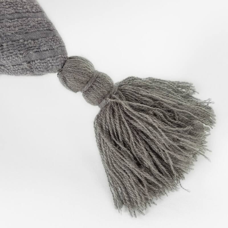 Solid With Tonal Abstract Cotton Pillow Cover