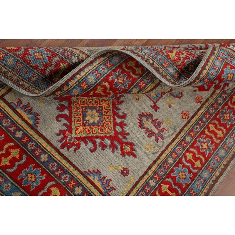 Kazak Accent Rug Handmade Wool Carpet - 3'3" x 4'11"