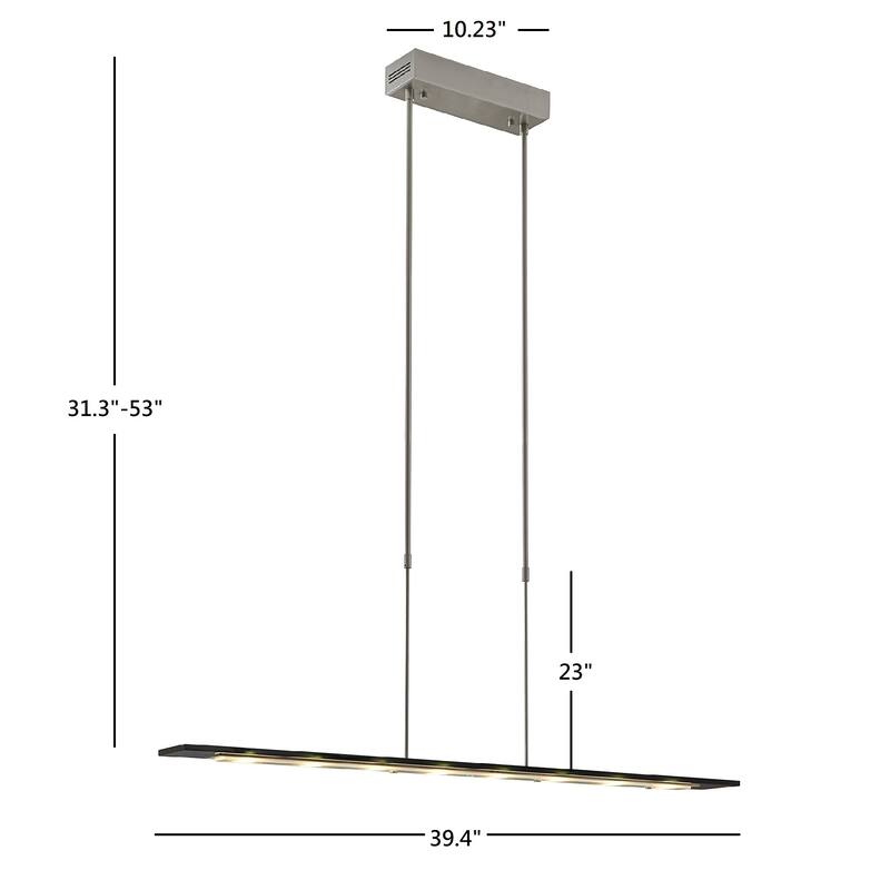 Leucothea Light Rods LED Pendant by iNSPIRE Q Modern