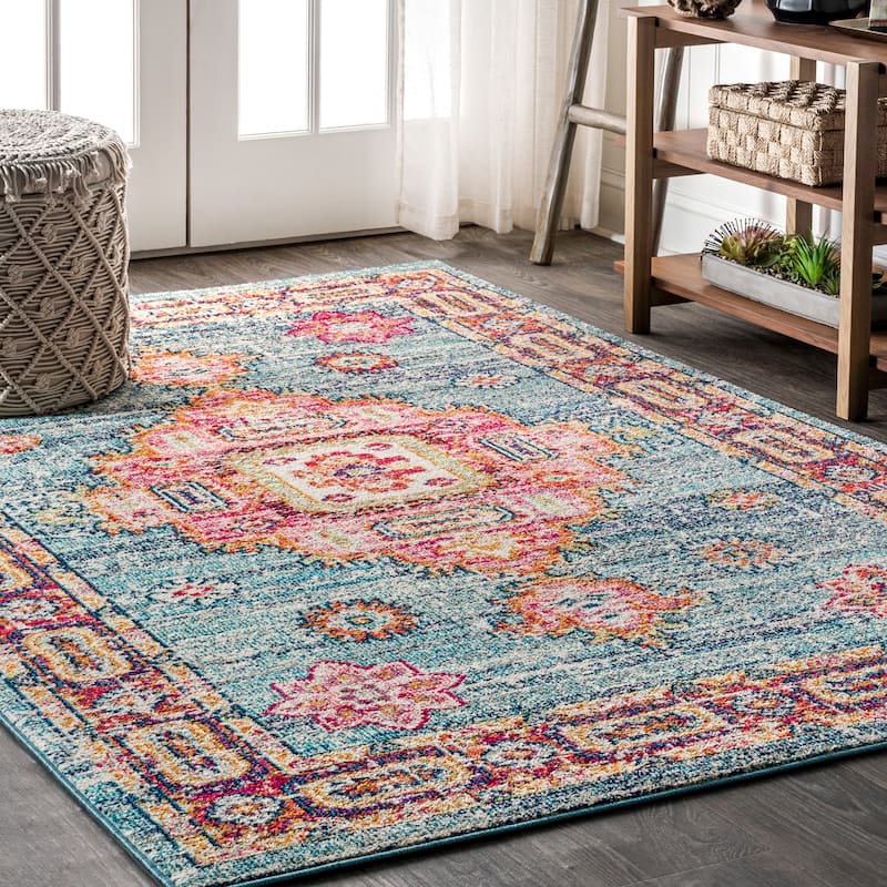 JONATHAN Y Boho FLAIR Medallion Area Rug