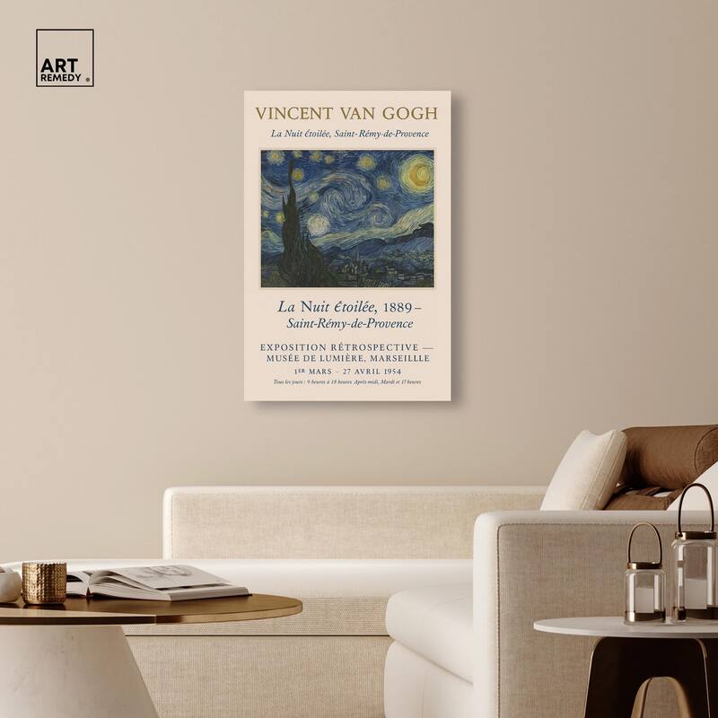 Starry Night Canvas by Art Remedy, Gallery Wrapped