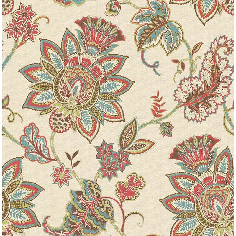 Seabrook Designs Annette Paisley Unpasted Wallpaper