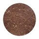 preview thumbnail 17 of 15, Poly & Bark Treso Round Concrete Coffee Table with Marble Finish