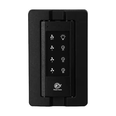 Black 3-Speed Ceiling Fan Remote Control