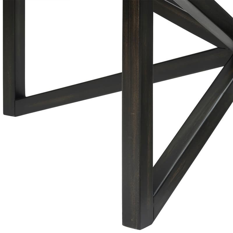 Modern simple glass coffee table, tempered glass coffee table solid wood base round transparent glass top