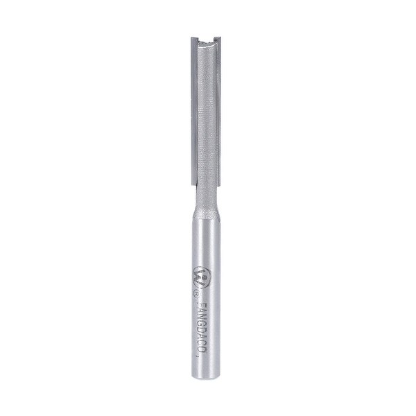 Router Bit 1/4 Shank 1/4¡± Cutting Dia 2 Straight Flutes HSS Milling Cutter Tool