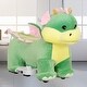 preview thumbnail 11 of 9, 6V Kids Ride On Dinosaur, Battery Powered Electric Animal Car with Music, Forward Drive, and PU Wheels for Toddlers 18-36 Months