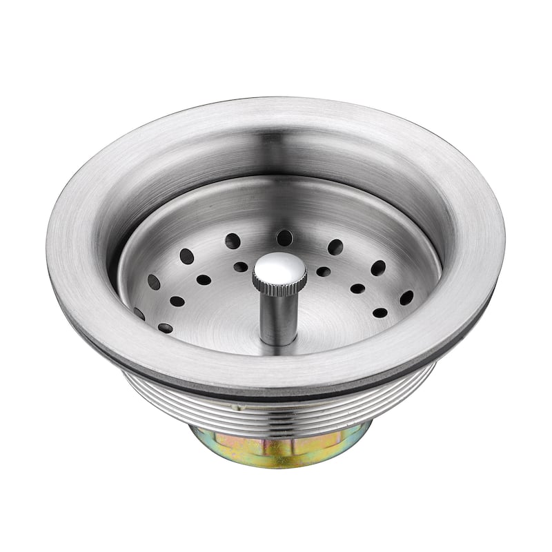 Luxier KS01 3-1/2 in. Drop-In Kitchen or Bar Sink Basket Strainer