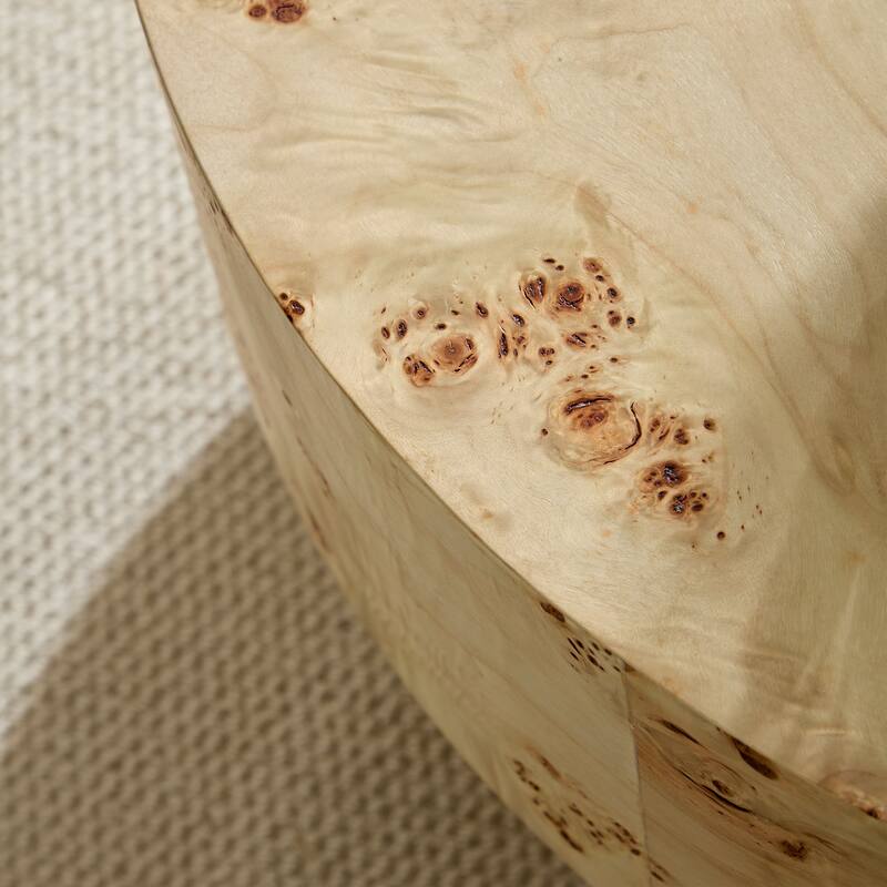 GDF Studio - Barrington Mid-Century Modern Round Wood Coffee Table