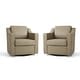 preview thumbnail 155 of 177, 2 Set Modern Swivel Accent Arm Chair for Living Room
