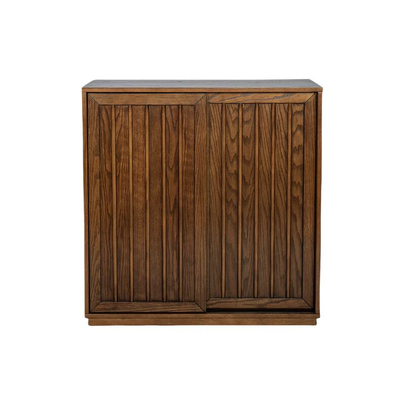 Mid Century Sideboard with 2 Sliding Door