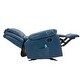 preview thumbnail 4 of 17, Clihome Blue Faux Leather 8-Point Massage Recliner