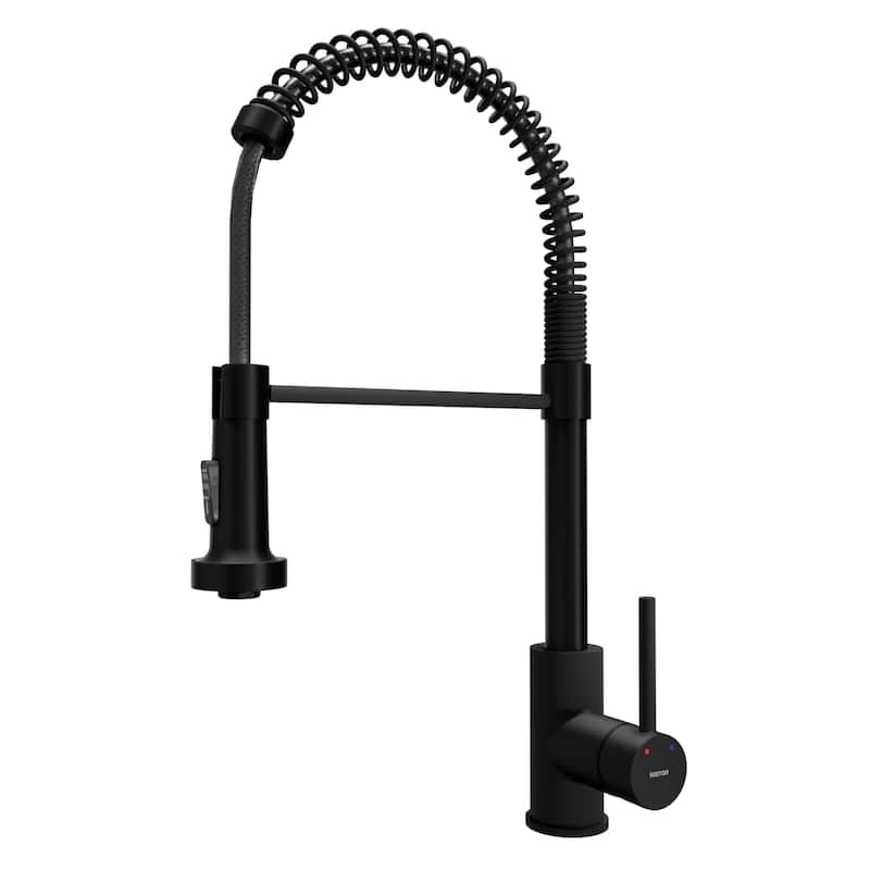 Karran Loxton Touchless Single-Handle Pull-Down Sprayer Kitchen Faucet - Matte Black