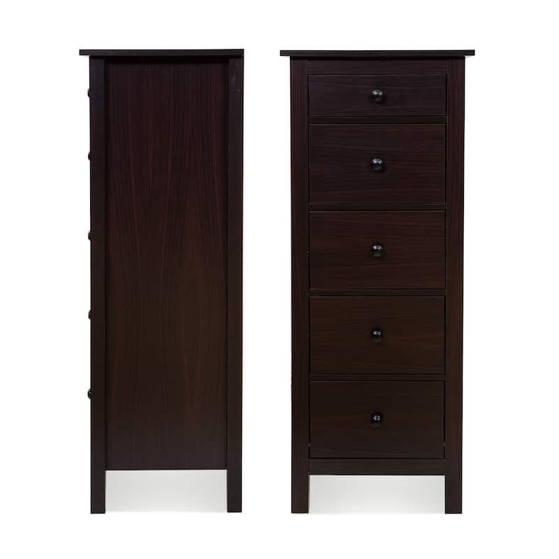 DH BASIC Slim 5-Drawer Storage Chest by Denhour