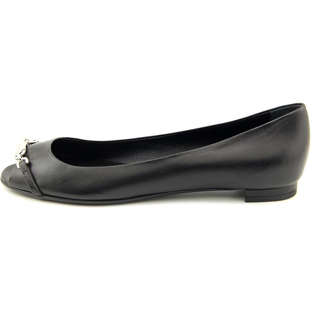 gucci peep toe flats