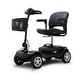 preview thumbnail 1 of 61, 4 Wheel Mobility Scooter Compact 300 Lb Load Bearing Capacity 300w Motor Wheelchair Device For Grown-ups Elderly Black