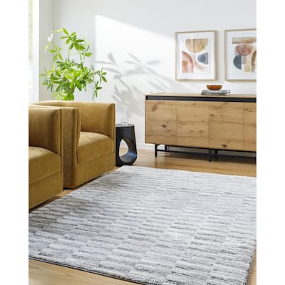 Livabliss Delight Shag Global Geometric Area Rug