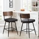 preview thumbnail 51 of 136, 26"/29" Faux Leather Swivel Counter/Bar Stools Set of 2/3