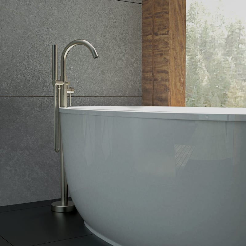 Belanger Single Handle Floor Mounted Freestanding Tub Filler