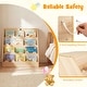 preview thumbnail 9 of 18, Costway Kids’ Bookshelf & Toy Storage Organizer with Rolling Drawer