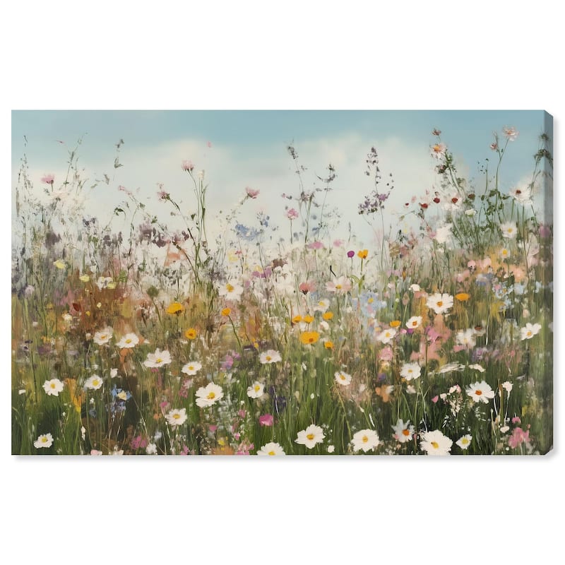 Glimmering Glade Garden III Canvas by Art Remedy, Gallery Wrapped - 15" x 10"