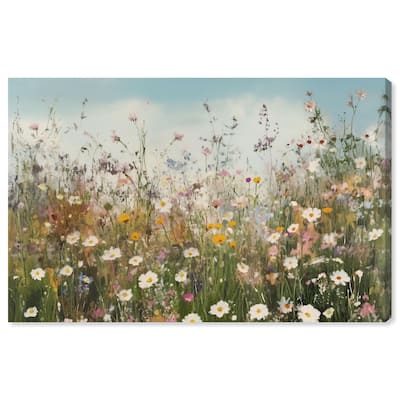 Glimmering Glade Garden III Canvas by Art Remedy, Gallery Wrapped