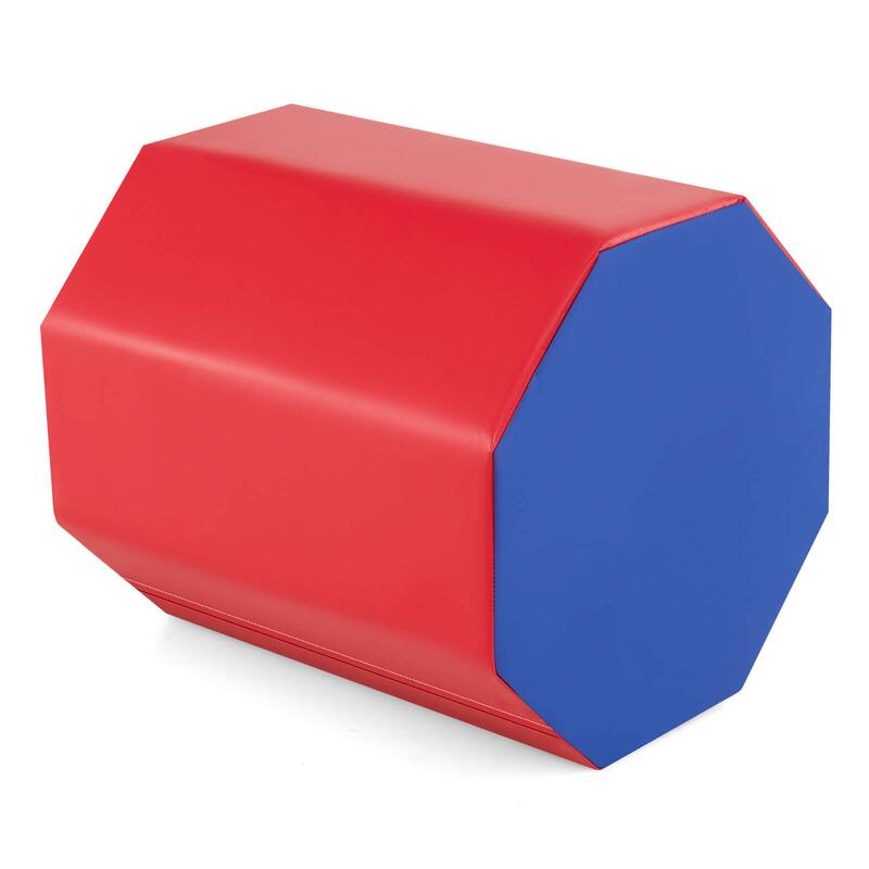 Costway 24.5" x 26" Octagon Gymnastics Mat Skill Shape Tumbling Mat - See Details - Red