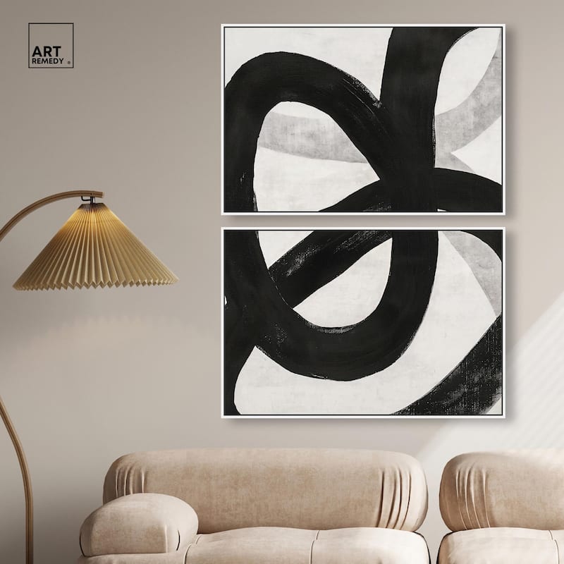 Infinite Loop I Canvas Set of 2 by Art Remedy