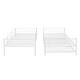 preview thumbnail 24 of 54, Full Size Loft Bed with Built-in L-Shaped Desk and Storage Shelves
