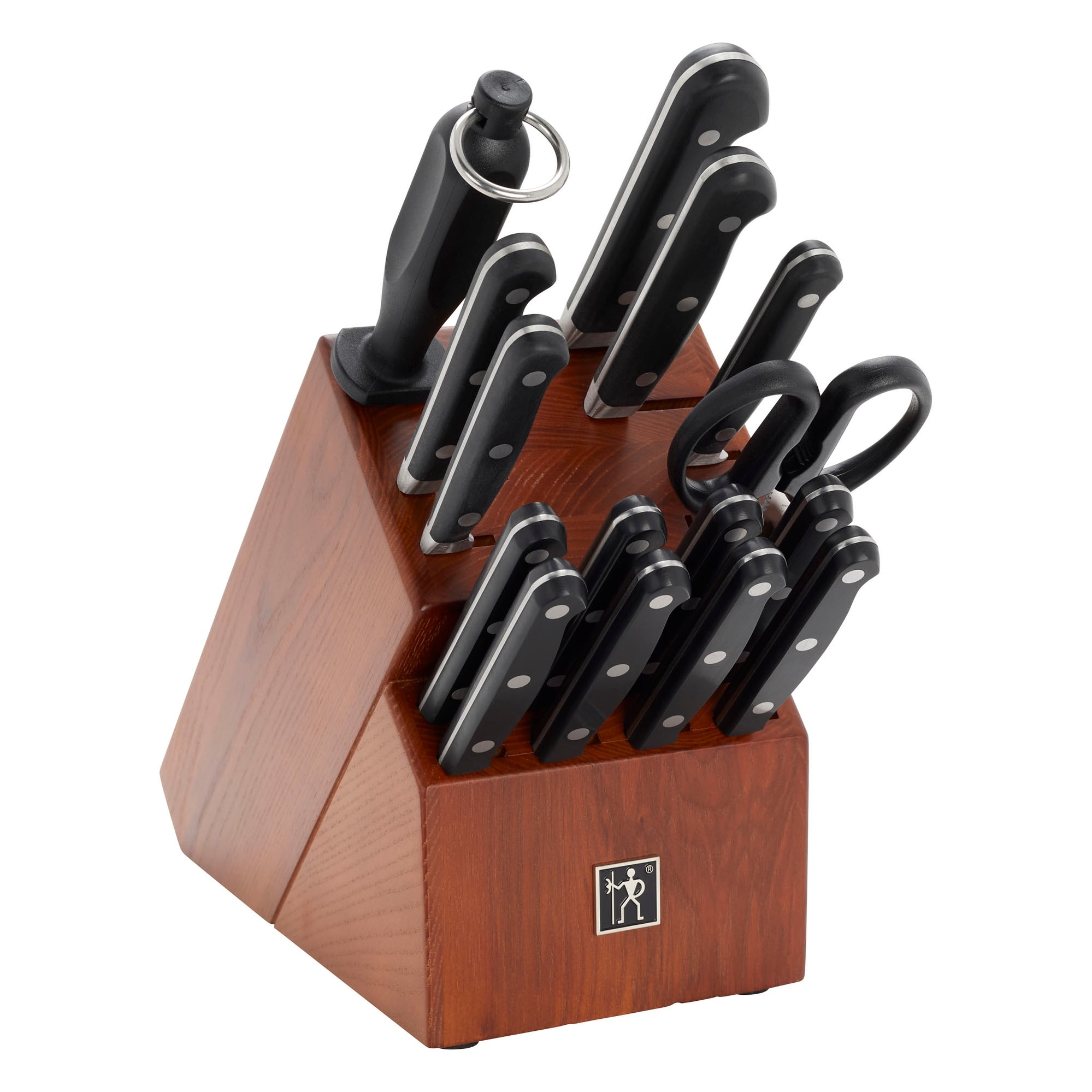 HENCKELS Classic Precision 16-Piece Kitchen Knife Set with Block