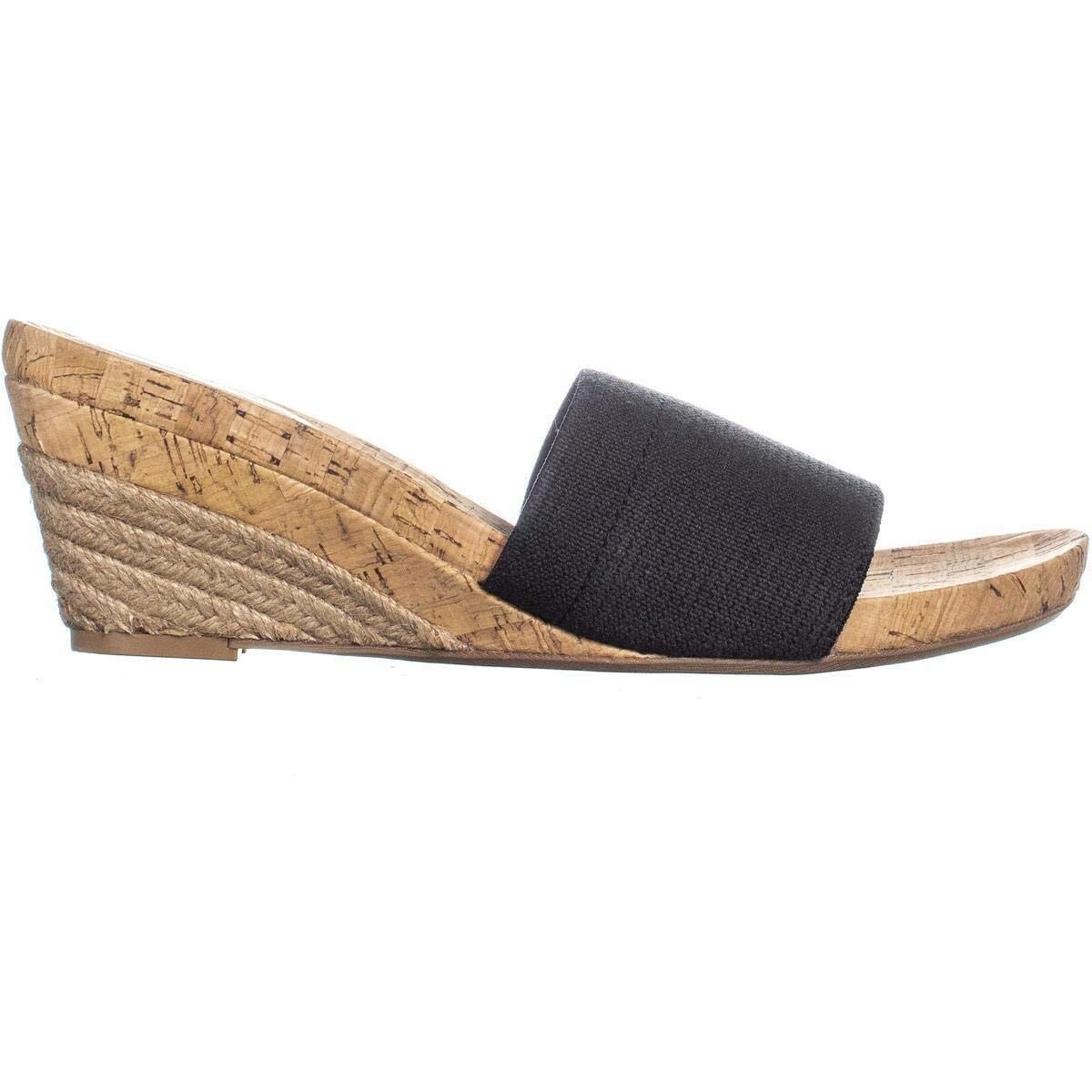 white mountain cork wedge sandals