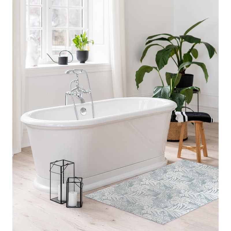 TROPIC SKY BLUE Bath Rug By Kavka Designs Bed Bath & Beyond 34525543