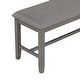 preview thumbnail 16 of 21, Dining Table Set Dining Table, 4 Fabric Chairs, Bench included